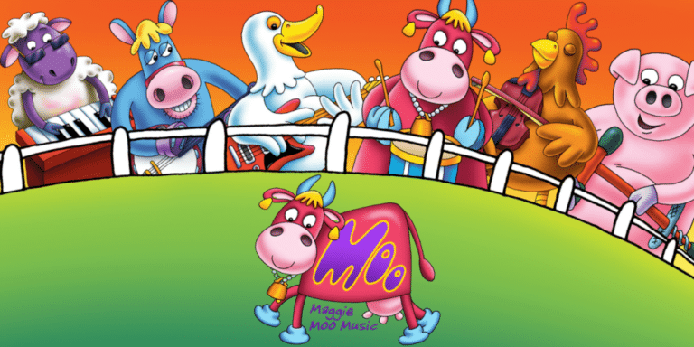 Farmyard Theme with Maggie Moo Music characters